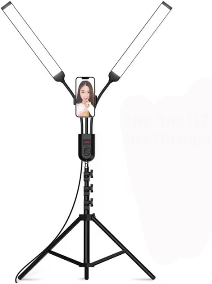 Foldable Live Streaming Light Supplement Light Half Month LED Mobile Phone Live Streaming Bracket