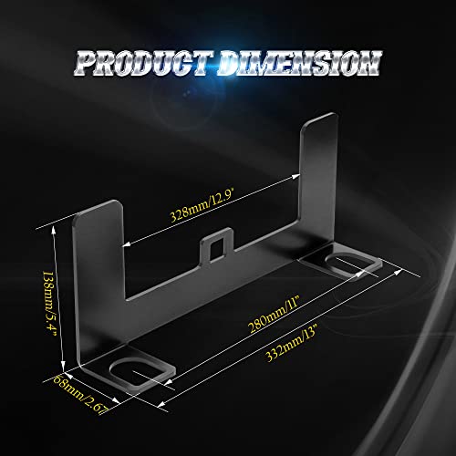 Universal Child Safety Seat Mount Bracket Steel Latch for ISOFIX Belt Connector Restraint Anchor Mounting Kit 1PC