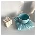 COLiJOL Boire Coupe Céramique Tasses À Café En Céramique 3D Coussin de Céramique Coussin de Conception Tasse À Café de Lait Pour Cadeau Incroyable 6,7 Oz (Couleur: Jaune)/Bleu