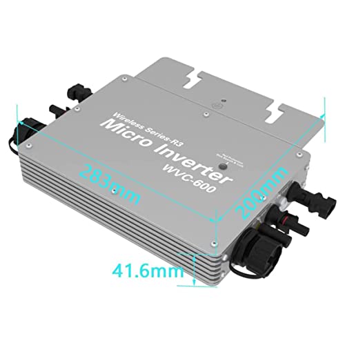 Miniatura 4 de Solar Microinversor 600w,700w,Inversor De Conexión A Red,Solar Fotovoltaica Inversor De Energía,Wifi App Control,Para Panel Solar De Central Eléctrica Del Balcón,600w