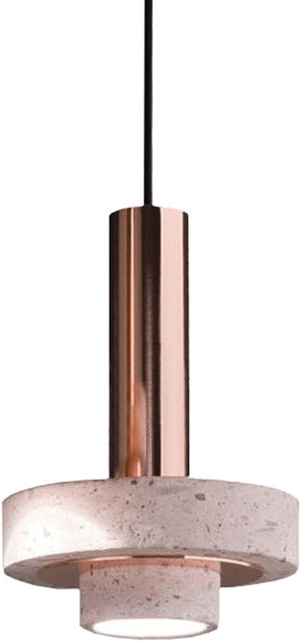 Wmdtr Hangende hanglamp terrazzo Opgehangen kroonluchter metalen deksel plafond opknoping lamp led semi-flush montage hanger lichtlicht lichtbevolking keukeneiland eiland eiland tafelletje aanrecht