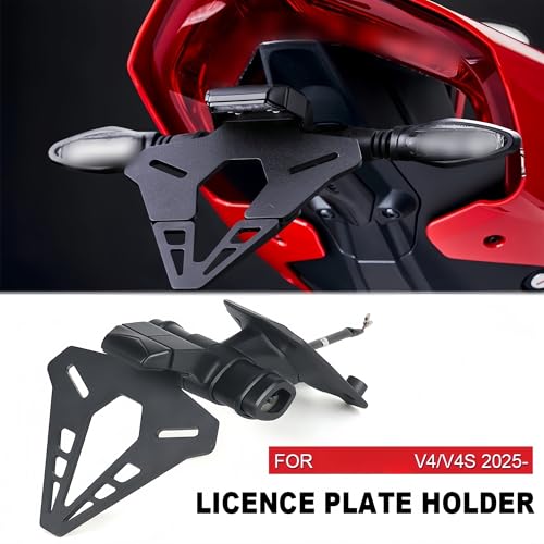 Support de Plaque d'immatriculation Moto Panigale V4S 2025 Support Arrière Queue Courte