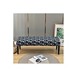  Yi Chen Doux Imprimé Housses De Banc De Salle à Manger Longue,Extensible Spandex Housse De Banc Anti-poussière Amovible Housse De Banc Chaise Housse Tabouret Protecteurs De Banc-BB