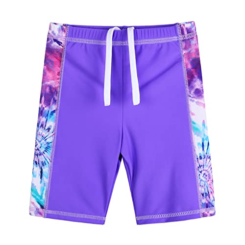 Image of TFJH E Girls Long Sleeve Two Piece Rash Guard Set UPF 50+ 3-13 Y | Stretchy & quick-dry fabric, breathable & lightweight, UPF 50+ sun protection, ideal for pool beach vacation