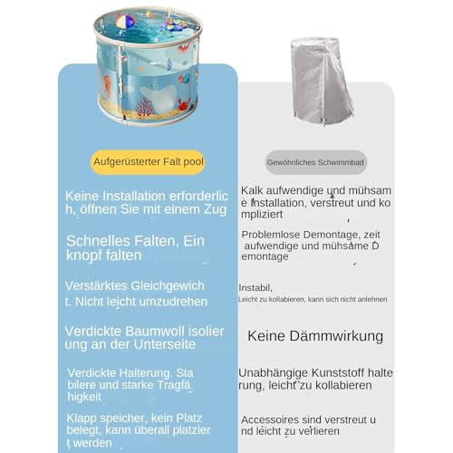 Bañera de hielo y ducha grande para baños pequeños sin espacio y exterior 6