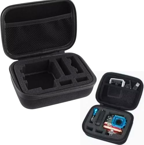 Case Estojo Bolsa Gopro Hero 4 5 6 7 8 Eken Xiaomi Yi Navcity Maleta Protetor Anti Impacto 12 x 17 x 6 cm