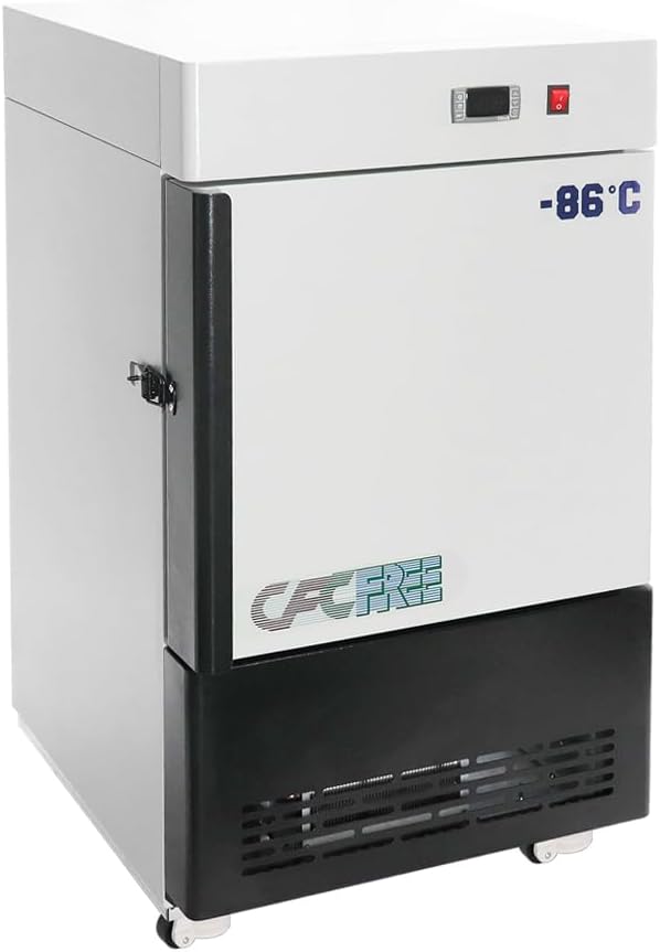-86°C Ultra Low Temp Freezer 30L (1.06 cu ft), Lab Freezer with Digital Display & Alarm, High-Efficiency Cooling(Biotech/Pharma/Sample Storage)