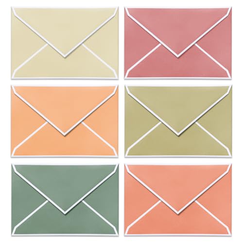 Sobres de invitación dorados de 4x6 pulgadas con flores silvestres A4 lote de 60 unidades