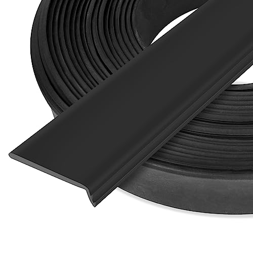 Image of RV Slide Out Wiper Seal 0.39 x 1.38 inch x 30 Ft RV Slide Out Trim Gaskets R854056 Black Rubber Seal for RV Camper Slideout System