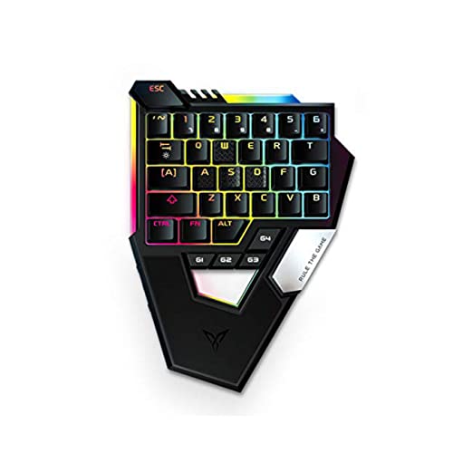 Flydigi Scorpion One-Handed Bluetooth RGB Mechanical Keyboard for Android and USB Wired for PC