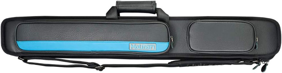 Molinari™ by Predator Professional Carom Billiards Pool Cue Bag 2x4 for 2 Cue Butts and 4 Cue Shafts 2B/4S in 4 Colors Blue/Grey/Black/Orange Collection
