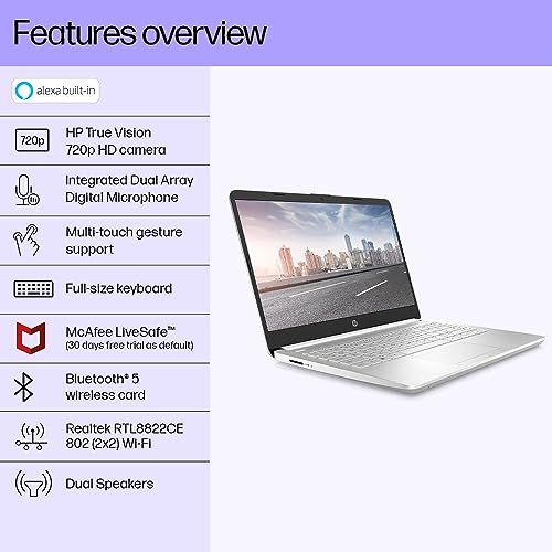 HP Laptop 14s Intel Celeron N4500 14 inch(35.6 cm) HD (1366 x 768) Micro-Edge, 8GB DDR4, 512GB SSD, Intel UHD Graphics, Dual Speaker, HD Camera... - Image 4