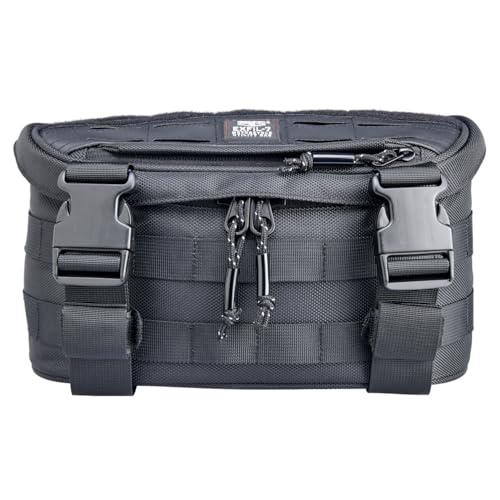 Biltwell Exfil-7 2.0 Bolsa para Motocicleta - Bolsa Universal para Elevadores de Manubrio y Horquilla Delantera, Compatible con Motocicletas Touring y Cruiser miniatura 1