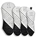 Colaxi 4Pcs Golf Club Head Covers Headcovers Scratchproof Wear Resistant Long Neck Golf Training Supplies Protector Golfer Men Women, Style B