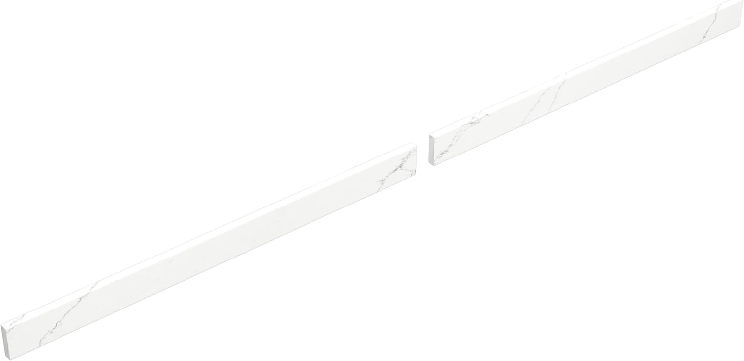 Replacement 80" Backsplash - White Quartz (1000)