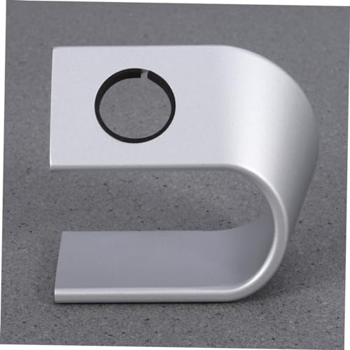 Soporte de carga u shape para reloj de mesa base plateada estable Hemobllo 4