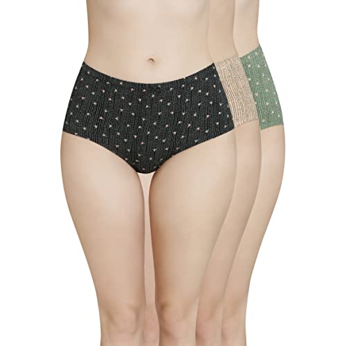 Image of Amante Inner Elastic Cotton Full Brief Panty Pack- Pack of 3