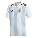 adidas Youth Argentina 2018 Home Replica Jersey White/Light Blue M