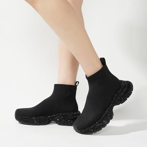 Cape Robbin Lynelle A Women's Sock Sneakers, Slip On Mesh Sock Shoes for Women, Shape Up Walking Shoes, Comfortable Womens Shoes3