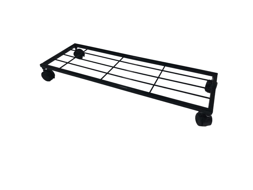 appeasy Rectangular Metal Plant Stand with Wheels for Flower Pots, Living room , Balcony and Home Garden Decor (Set of 1) Black (B0C3R87YTW) Amazon Price History, Amazon Price Tracker