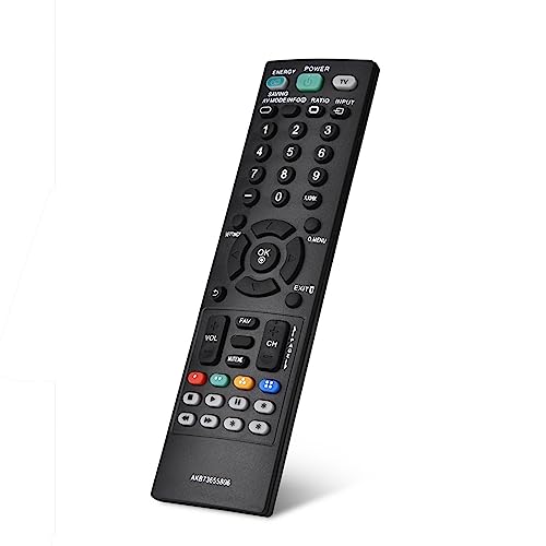 Aumotop Mando a Distancia Universal de Repuesto para Televisor LCD LED Inteligente para Televisor, No Requiere Programación, Tamaño Pequeño y Compacto un Uso Fácil en Casa