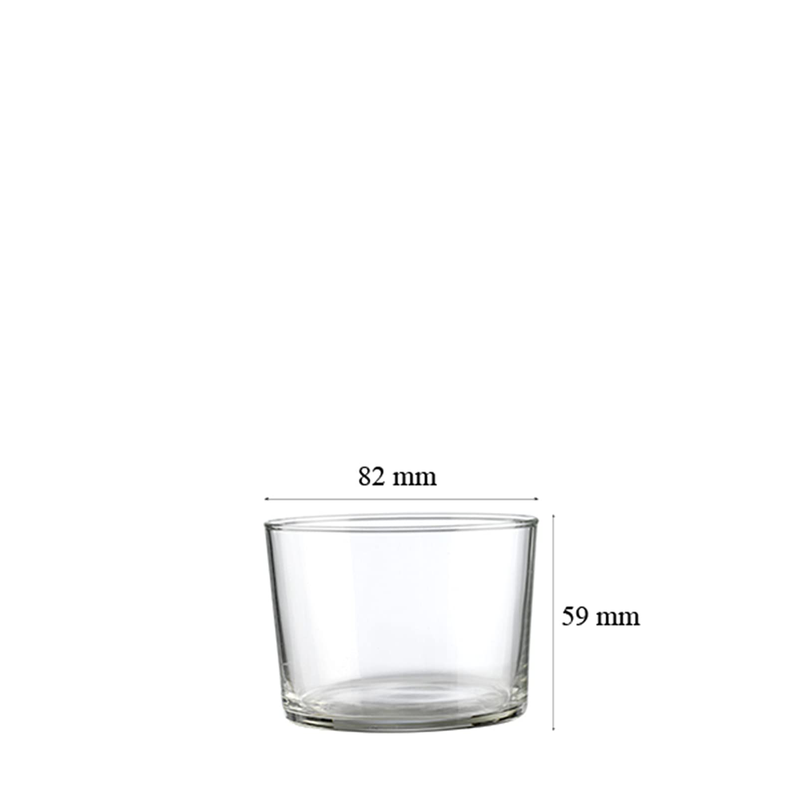 VASO SIDRA MINI 23cl TEMPLATO - Scatola da 24 bicchieri - Adatto per microonde e lavastoviglie