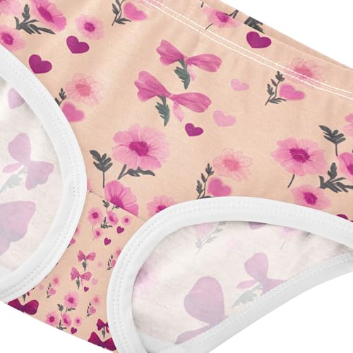 Pink Flowers Toddler Girls's Underwear 2T 202c11444