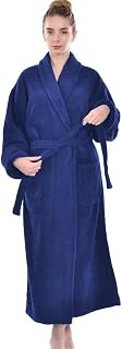 Premium Women Bathrobe 100% Terry Cotton Absorbent 400 GSM Unisex Loungewear Shawl Collar Spa Robe for Men