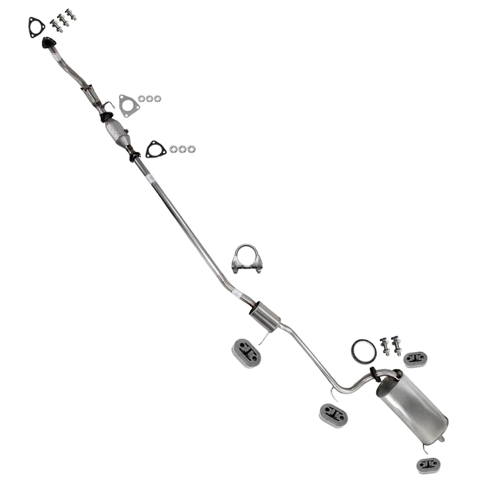 Exhaust Front Pipe w/Catalytic Resonator Muffler System Kit Compatible with Honda Accord 1998-2002 2.3L | EPA-Approved | Northeastern Exhaust |