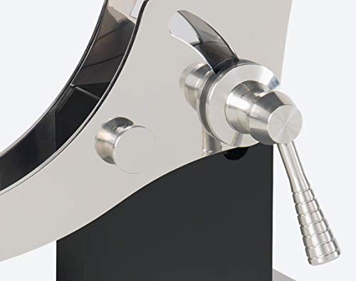 BRICOMIRAS JAMONERO Soporte Elite Inoxidable (SIN Base), Ideal para HOSTELERÍA, para Fijar EN Cualquier Base, Acero Inoxidable AISI-304 Y Polietileno PE-500