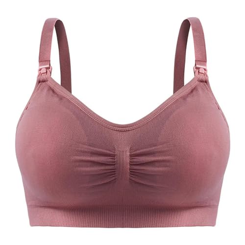 ZBDP - Bralette transpirable para maternidad y embarazada, cómodo, sin costuras, para lactancia, para mujer