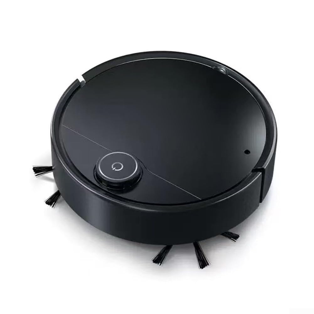 Robot aspirapolvere e mocio, 2 in 1 Smart Self-Charging Cleaner, Auto Sweep Wet Mop , sensori anti-goccia per peli di animali domestici pavimenti duri casa (IS30A nero 4 in 1)