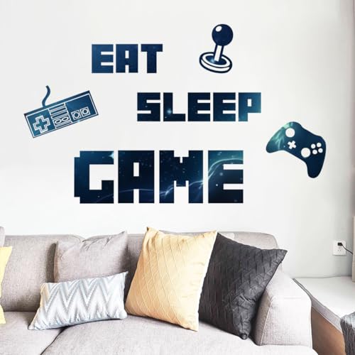 Vinilo decorativo para pared gamer 30x90 cm miniatura 4