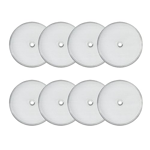 8 Pieces French Press Replacement Filters 4 Inch Stainless Steel Mesh, French Press Filters Replacement Screen for 34oz/3.75 Inch Wide French Press Coffee Press
