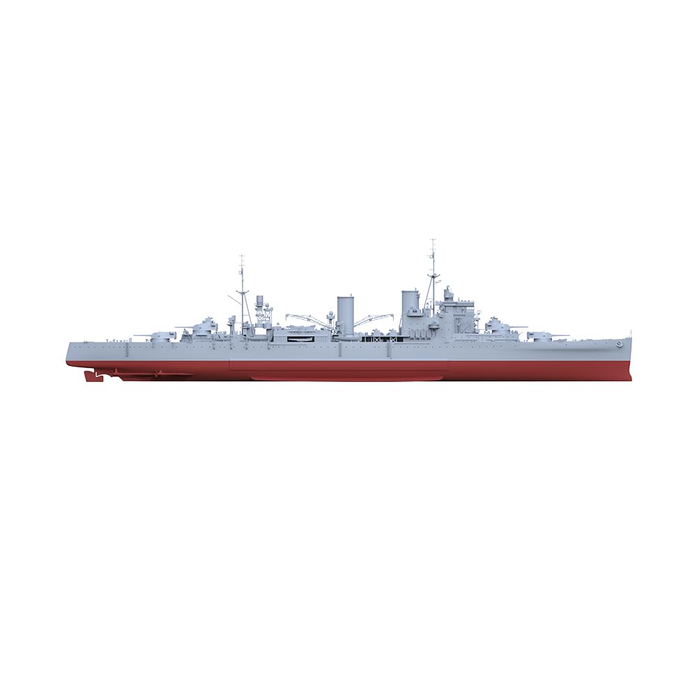 MRY-SFW SSC300562S-A 1/300 zestaw do budowy modelu wojskowego HMS London Cruiser 1945 pełny kadłub