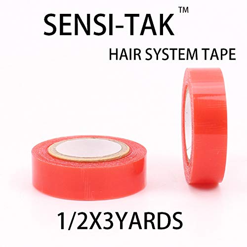 Onstyle1/2x3 yards Strong Red Wig Lace Front Support Double Sided Adhesive Tape For Hair Extension/Toupee/Lace Wigs