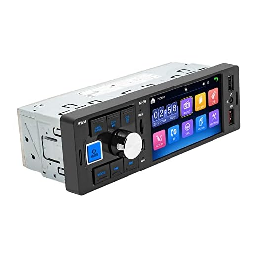 Leitor de MP5 de carro universal | Auto-rádios MP5 Player | Rádio estéreo universal para carro 4'' tela no painel MP5 player com câmera de segurança de visão noturna à prova d'água e