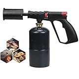 Propane Torch Gun, Powerful Kitchen Torch for Cooking, Sous Vide and More - Perfect Sear Torch for Searing Steak and Creme Brulee - Flamethrower and Campfire Starter(Propane Tank Not Included)