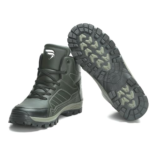 Image of THUNDER Men's Classic Comfort Stylish Fashion Adventure Hiking Trekking Boots High-Top