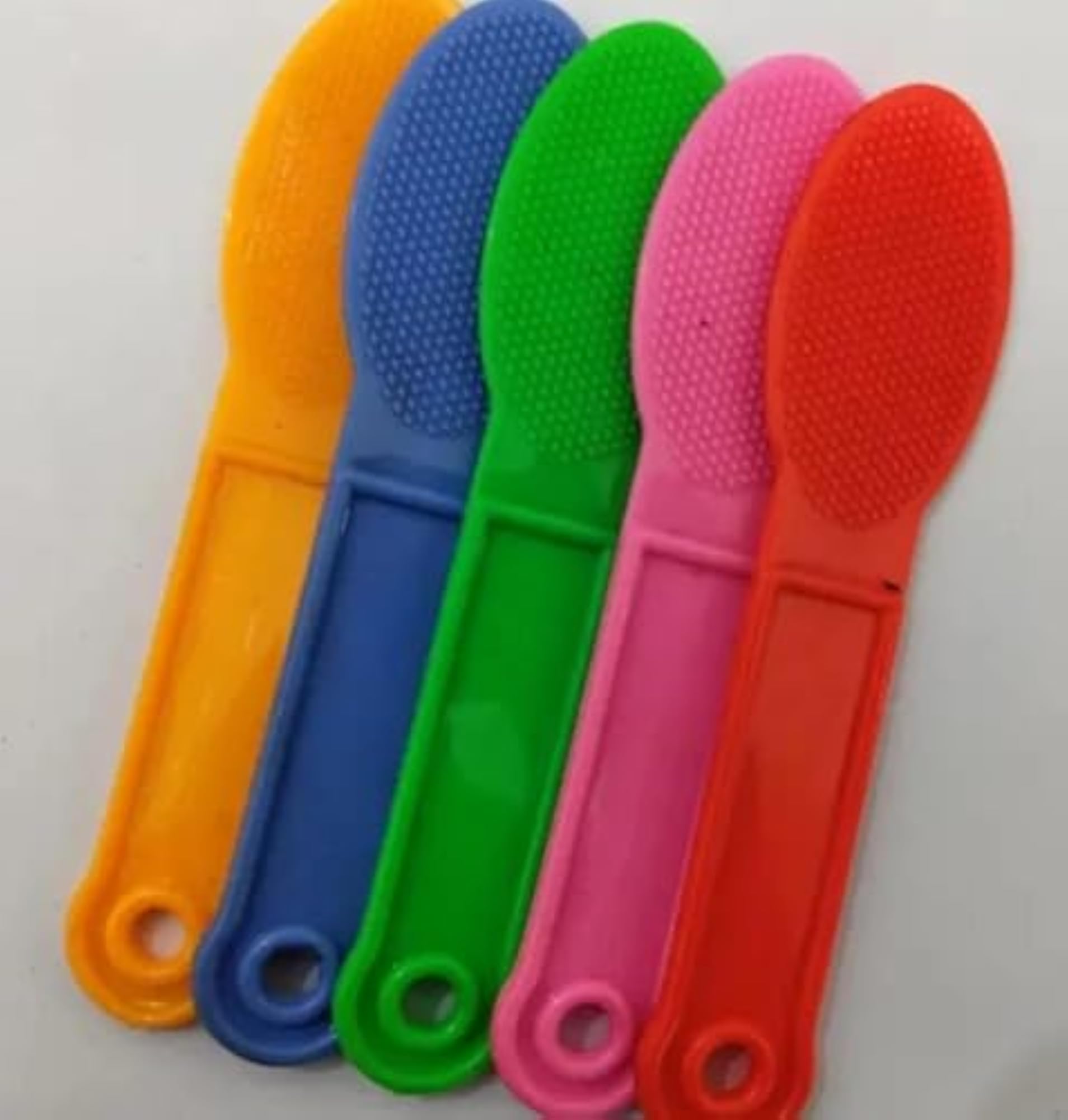 Plastic Foot Scrubber, Pack of 3 Manual Cleaning Brushes