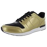 Steve Madden Mens Jaromir 2 Fashion Sneaker Shoe, Gold/Black, US 11.5