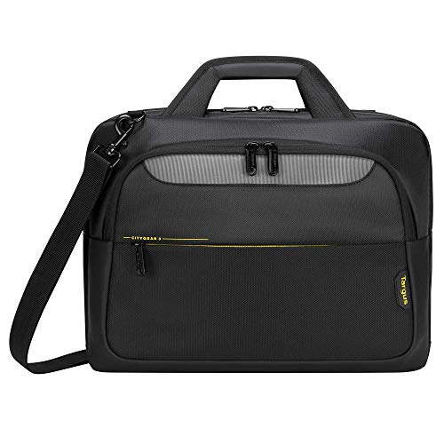 Targus TCG470GL Maletín para portátil de entre 15 y 17,3 pulgadas con cierre superior CityGear - Negro