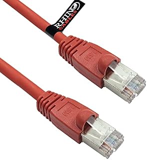 rhinocables CAT6 High-Speed Gigabit Ethernet Patch Network Cable for LAN  Shielded, Snagless Booted Cable with RJ45 Connector Lead for Internet, Router, Modem, Smart TV, PC & Laptop (5m, Black)