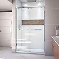 DreamLine Encore 44-48 in. W x 76 in. H Semi-Frameless Bypass Shower Door in Chrome, SHDR-1648760-01