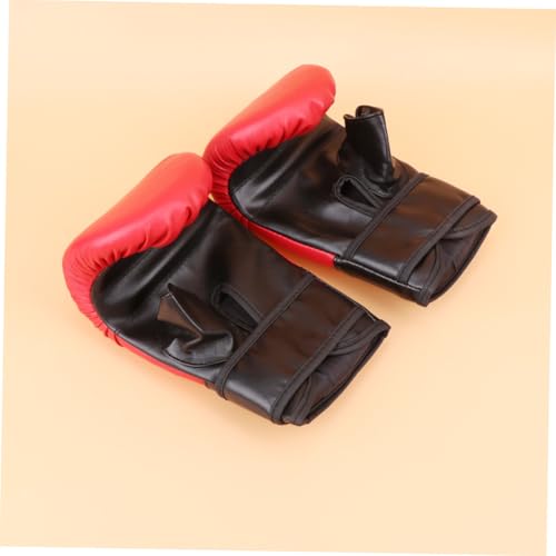 Guantes de boxeo ajustables para evitar impactos con protector de nudillos transpirable 4