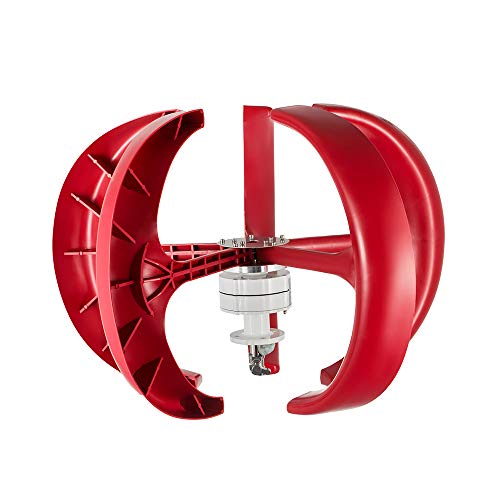 Xinrishen Generador De Turbina De Viento, 12v 24v Kit De Viento Turbina 5 Lamas Verticales Energía Eólica Generador De Turbina Conveniente Para El Hogar Industrial,200w 12v Xinrishen Generador De Turbina De Viento, 12v 24v Kit De Viento Turbina 5 Lamas Verticales Energía Eólica Generador De Turbina Conveniente Para El Hogar Industrial,200w 12v