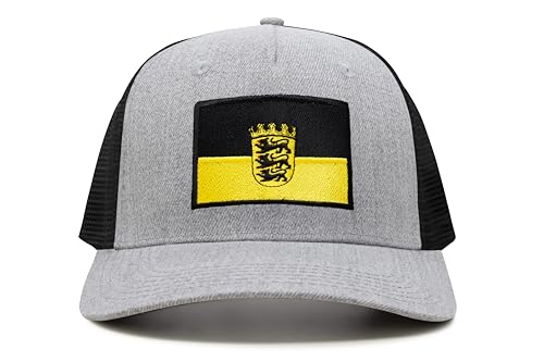 Image of International Tie State Hat for Men and Women, Adjustable Snapback Trucker Baseball Cap with Embroidered Patch