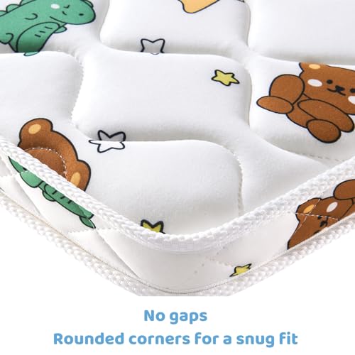 Image of Premium Foam Pack and Play Mattress 38 inch x 26 inch, Odorless Baby Foam Playpen Mattresses - Fits Pack N Play Playard, Firm Support and Comfort Foam