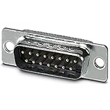 PHOENIX CONTACT VS-15-ST-DSUB-EG Kontakteinsatz, Größe 2 Shell, 7.430g, 10 Stück