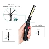 LHOTSE Rechargeable LED Work Light/Flashlight for Mechanic(2 Pack) — image 5